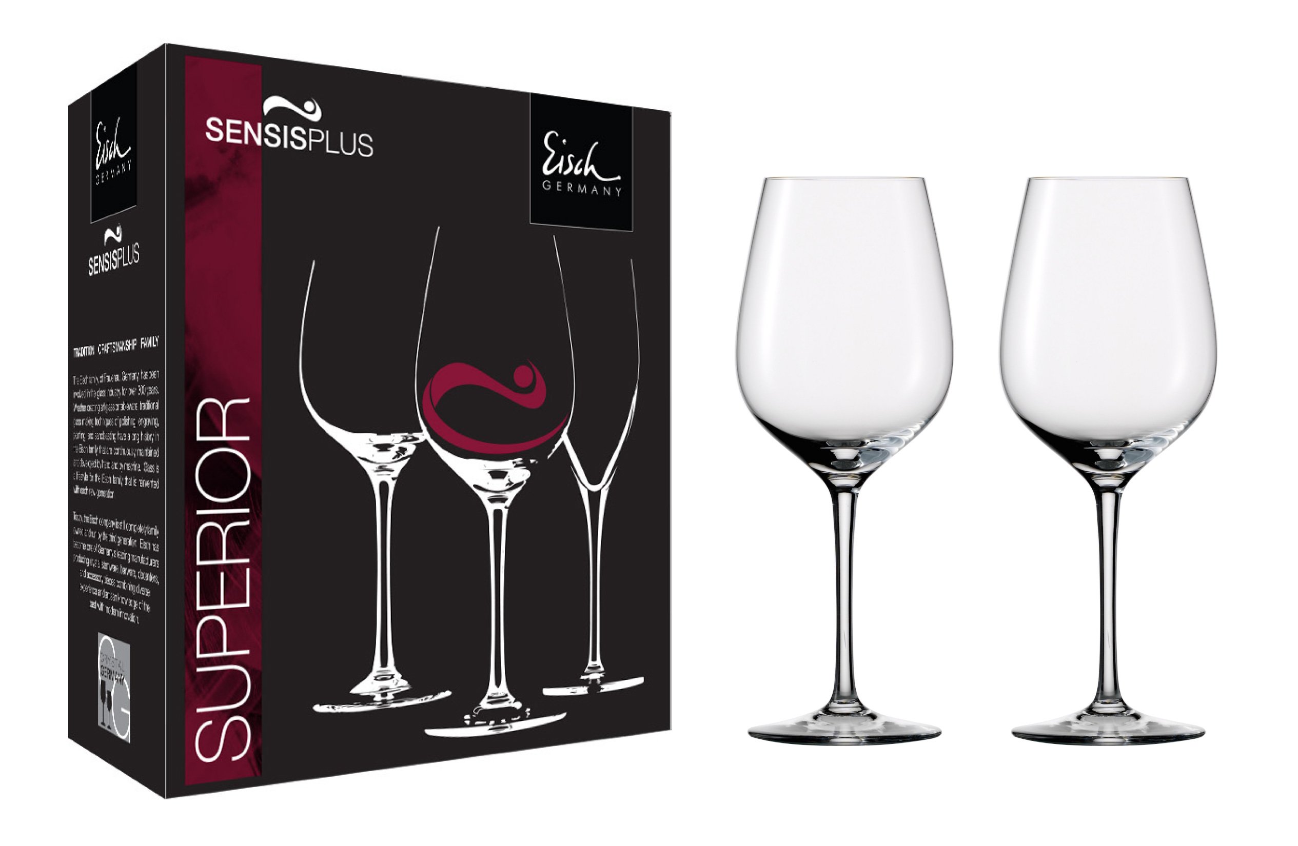 Amazon.com | Eisch Superior All-Purpose Red Crystal Wine Glass
